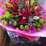 summer bouquet handed