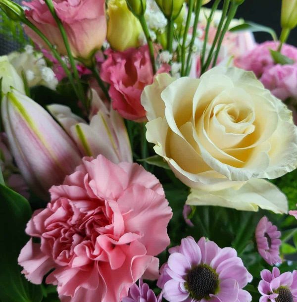 summer bouquet handed